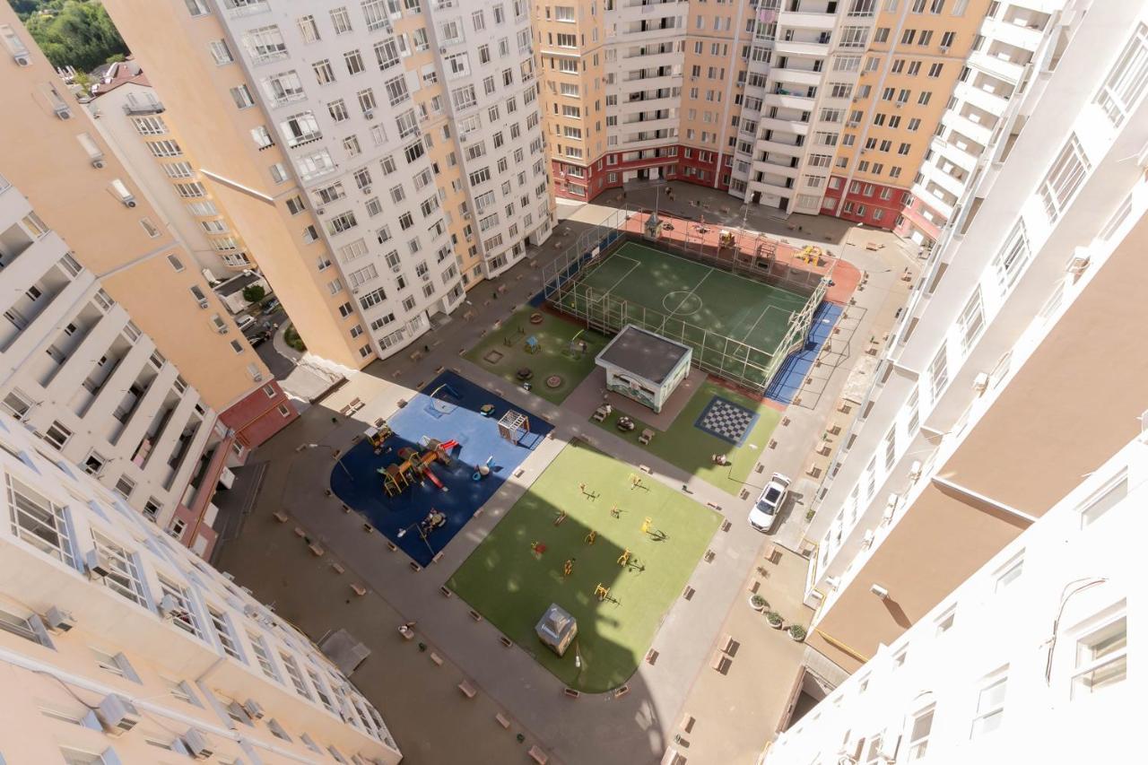Comfortable Apartment With A Panoramic View Chişinău Esterno foto