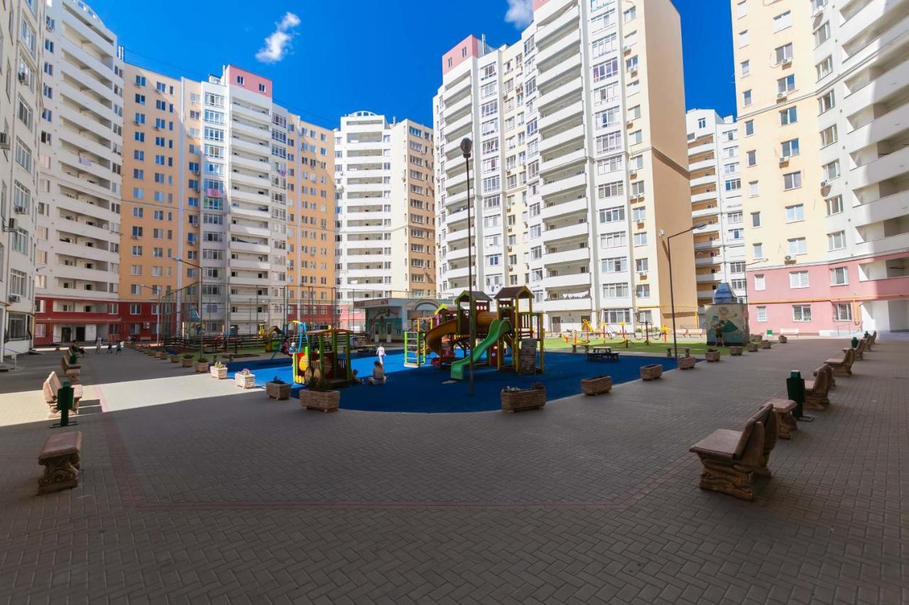 Comfortable Apartment With A Panoramic View Chişinău Esterno foto
